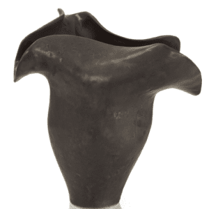 GRAPHITE GRAY PORCELAIN VASE I - Luxury Furniture Mercato Interiors